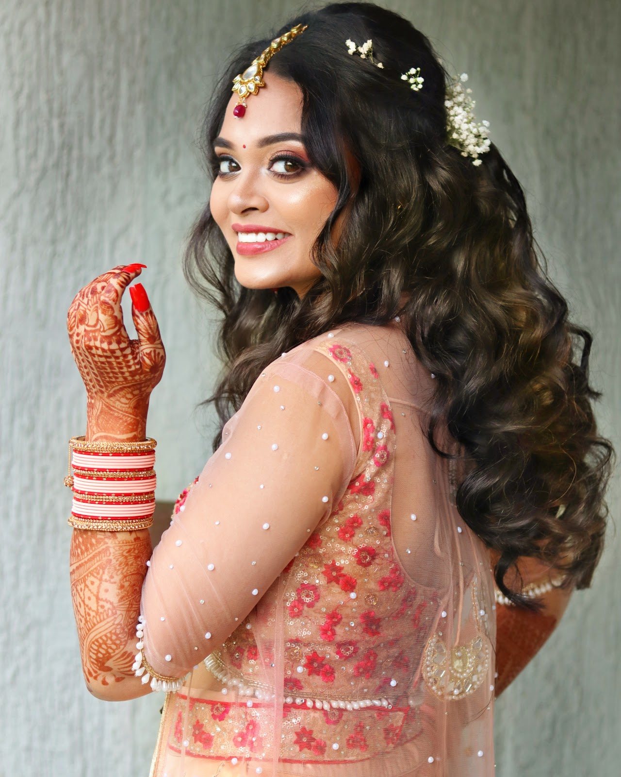 Bridal look by Neha Jha Makeover Studio